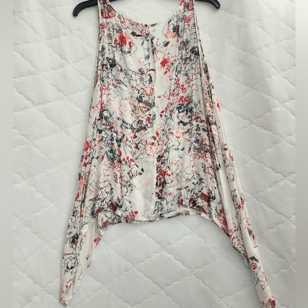 DKNY Floral Sleeveless Women's Top - Multicolor